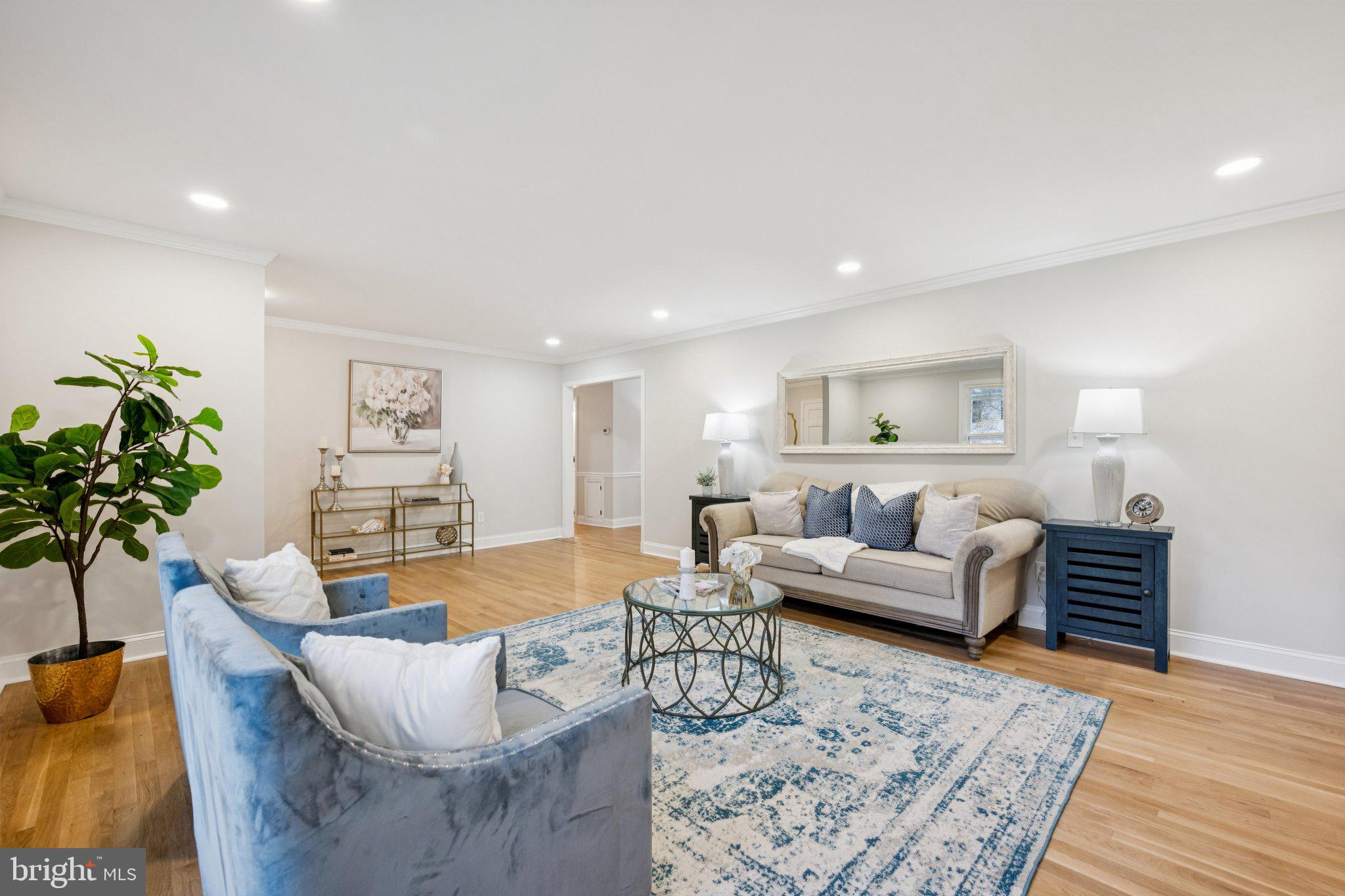 5144 Westpath Way Bethesda, MD 20816 - Photo 14 of 42 a living room with furniture and a potted plant