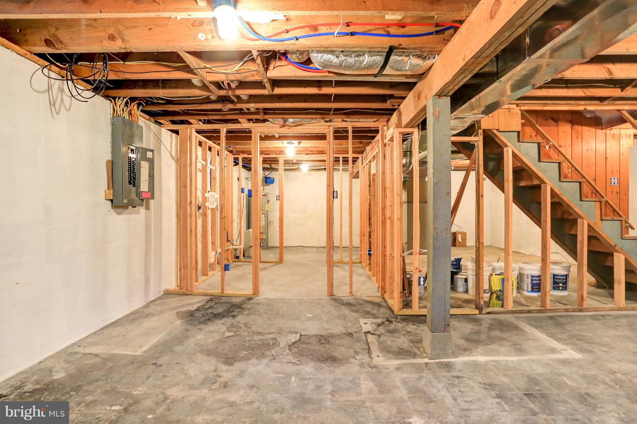 13228 Club Road Hagerstown, MD 21742 - Photo 24 of 28 Framed and ready for laundry. W/D hook-up.
