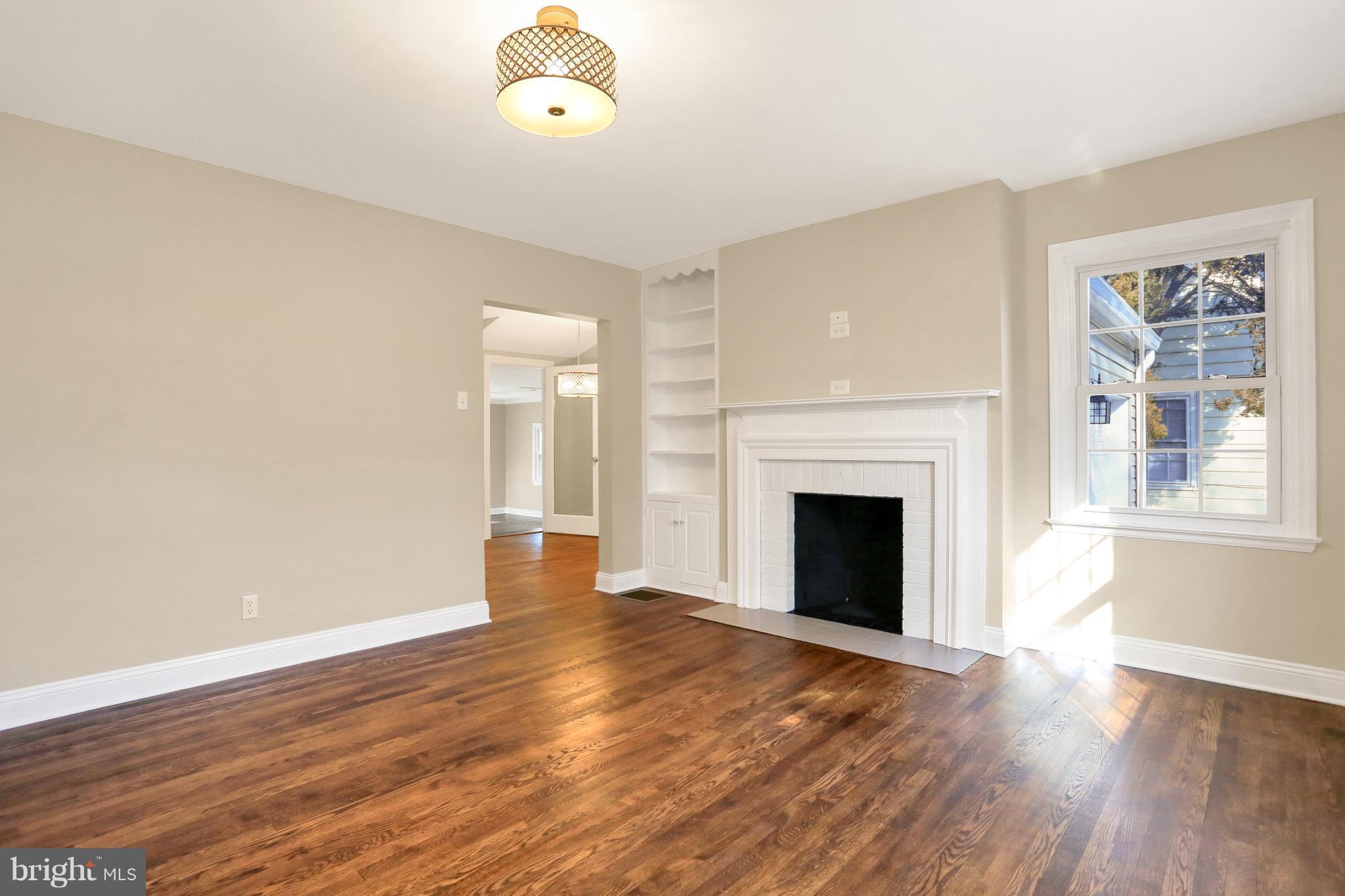 Refinished hardwoods thru out the entire home!