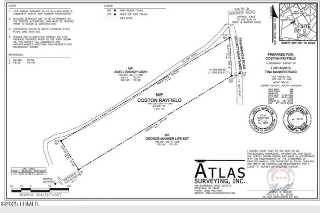$49,900 | Tbd Tina Manker Road, Ridgeland, SC 29936