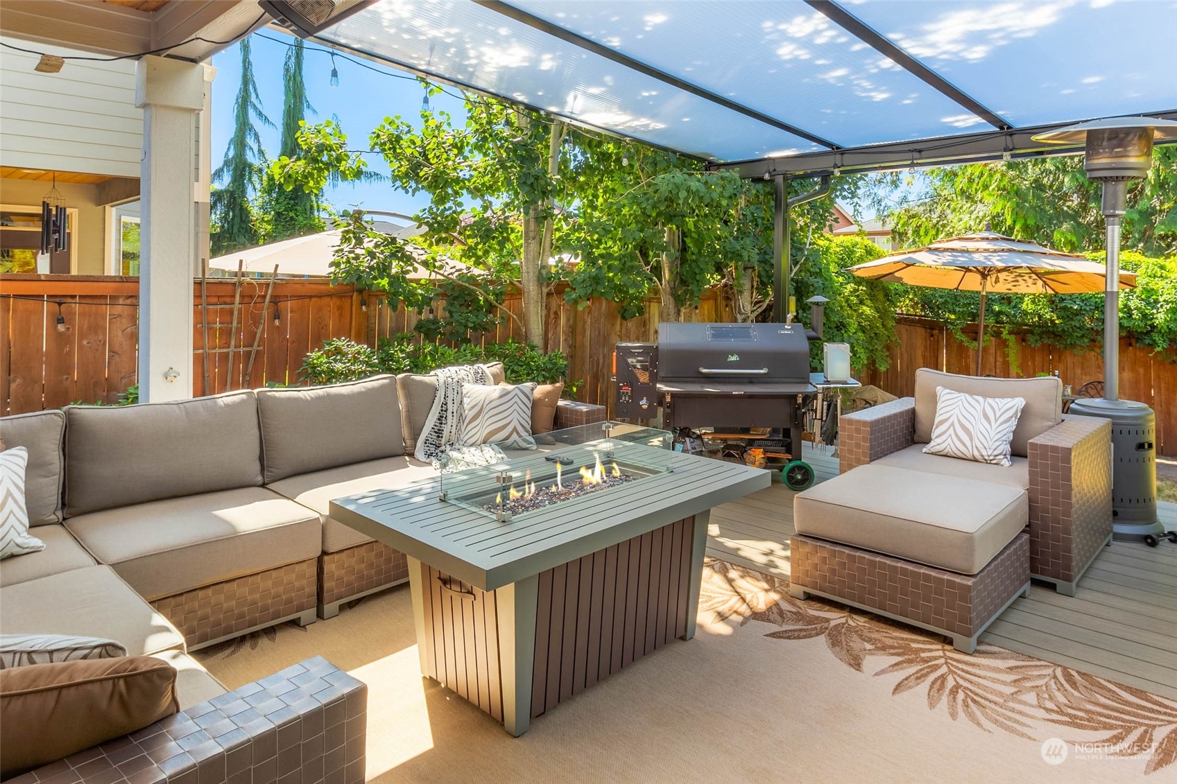 3608 214th Place Southeast Bothell, WA 98021 - Photo 11 of 37 a outdoor living space with furniture and garden view
