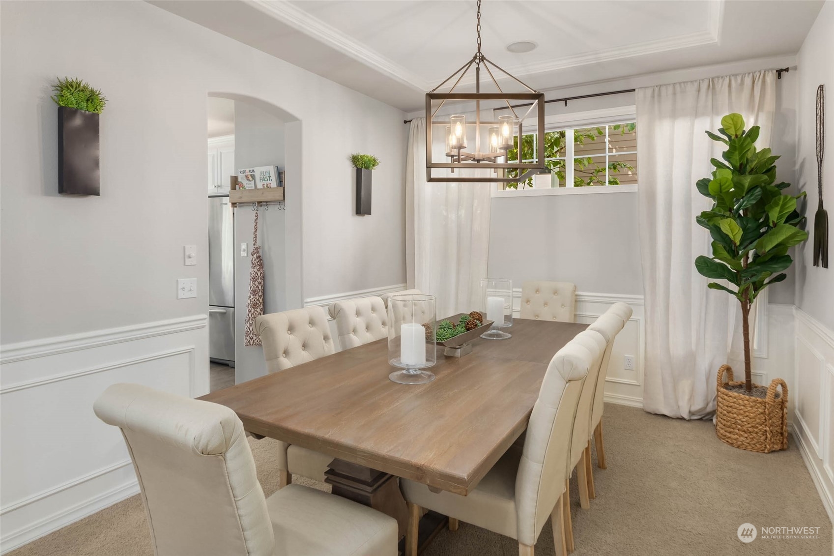 3608 214th Place Southeast Bothell, WA 98021 - Photo 12 of 37 a view of a dining room with furniture window and outside view