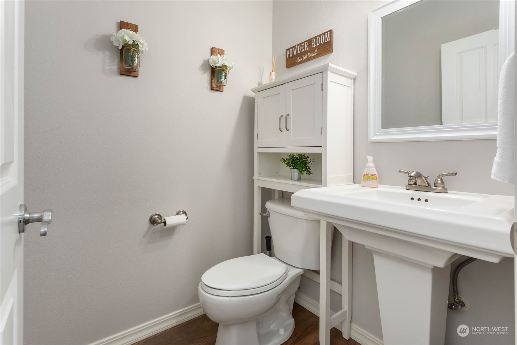 3608 214th Place Southeast Bothell, WA 98021 - Photo 34 of 37 a bathroom with a sink toilet and mirror