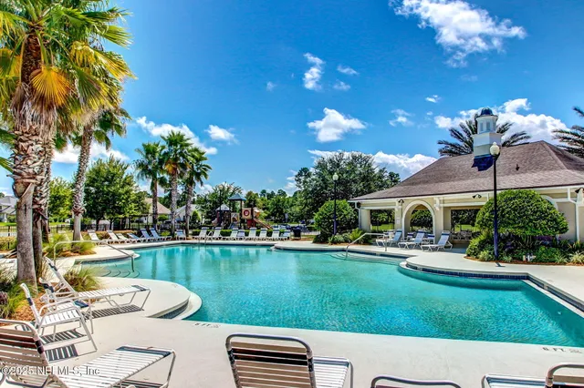 a view of a golf course