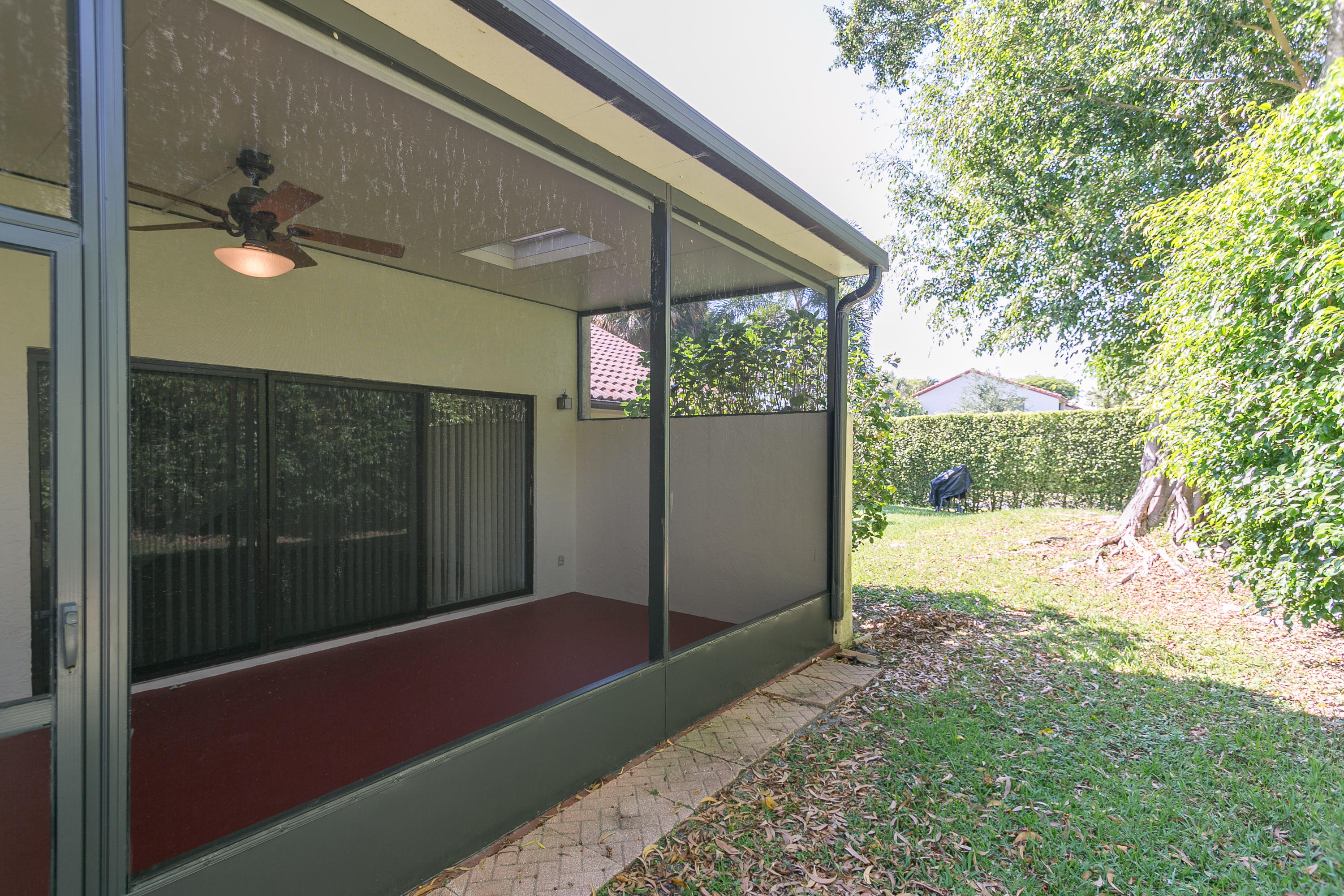 6850 Northwest 2nd Avenue, Unit 290 Boca Raton, FL 33487 - Photo 17 of 17 Screened Patio/Backyard
