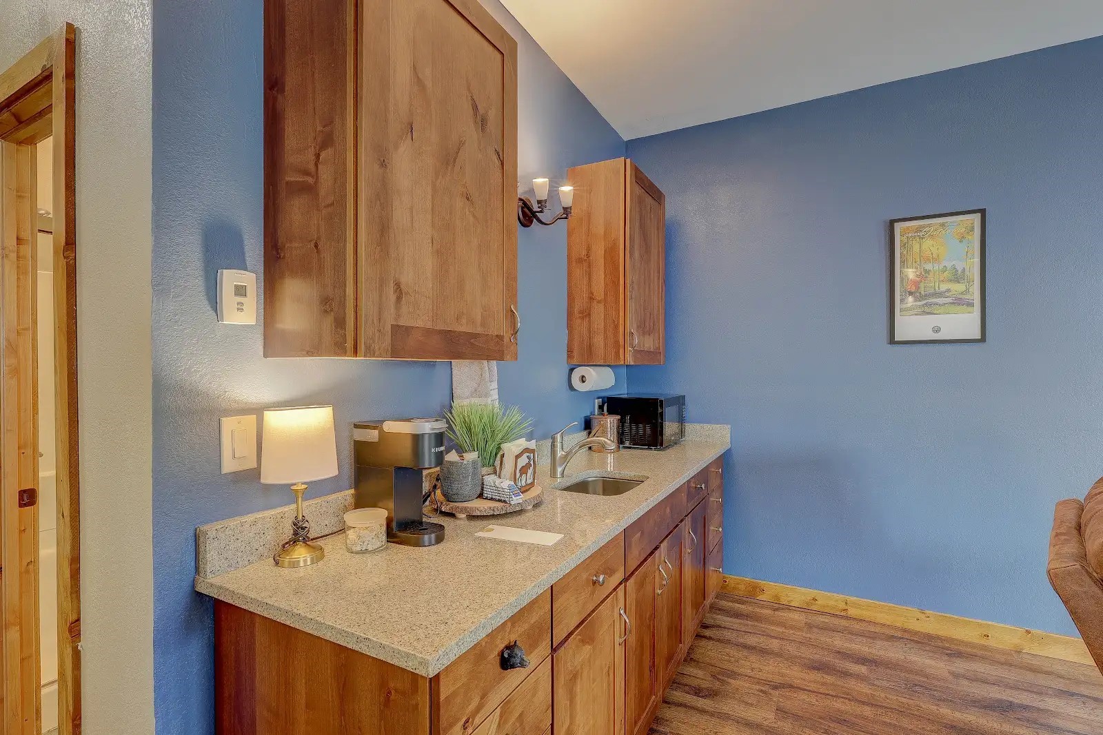 395 Miners Way Fairplay, CO 80440 - Photo 27 of 43 a kitchen with a sink and a cabinets