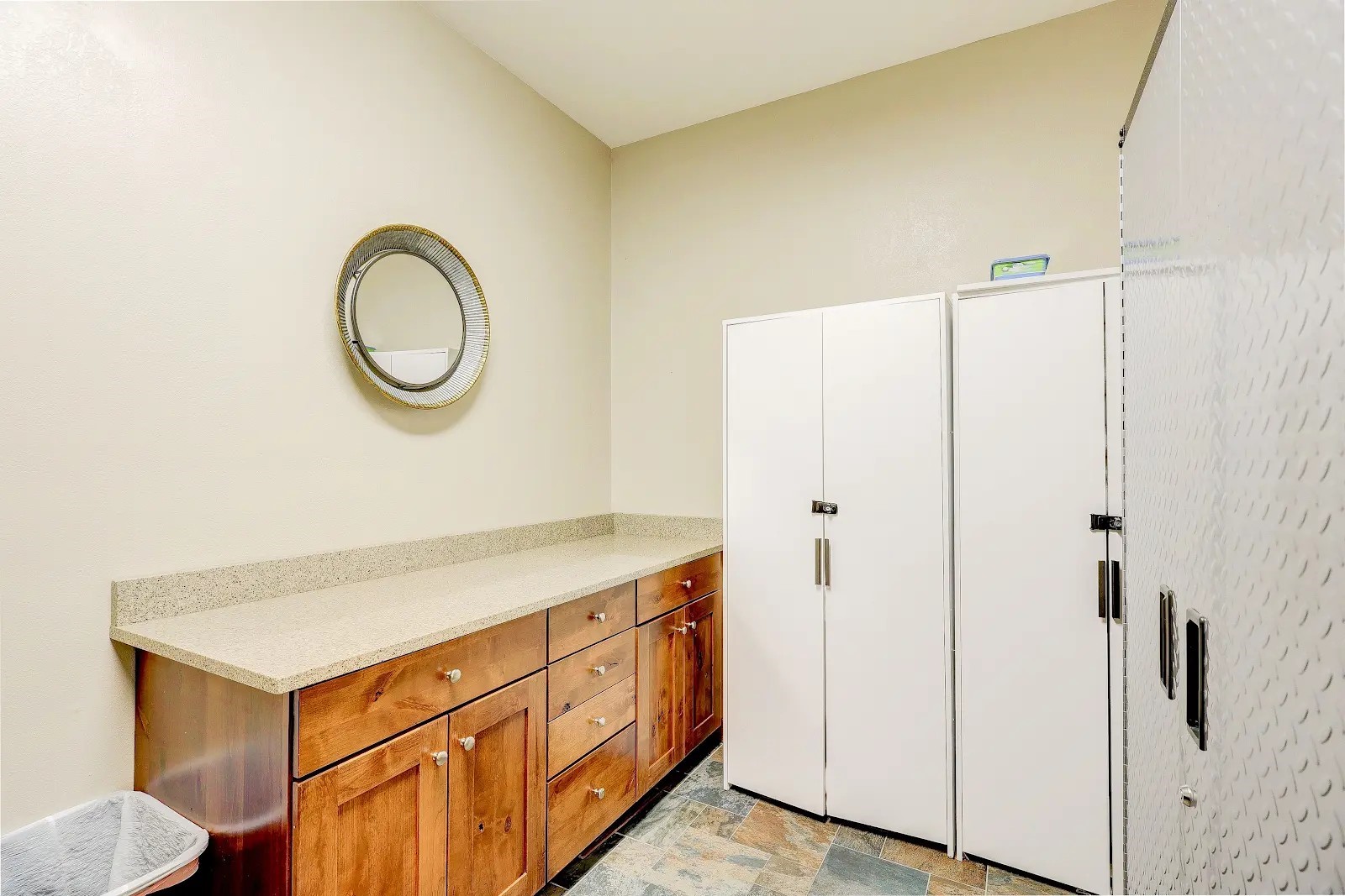 395 Miners Way Fairplay, CO 80440 - Photo 35 of 43 a utility room with cabinets washer and dryer