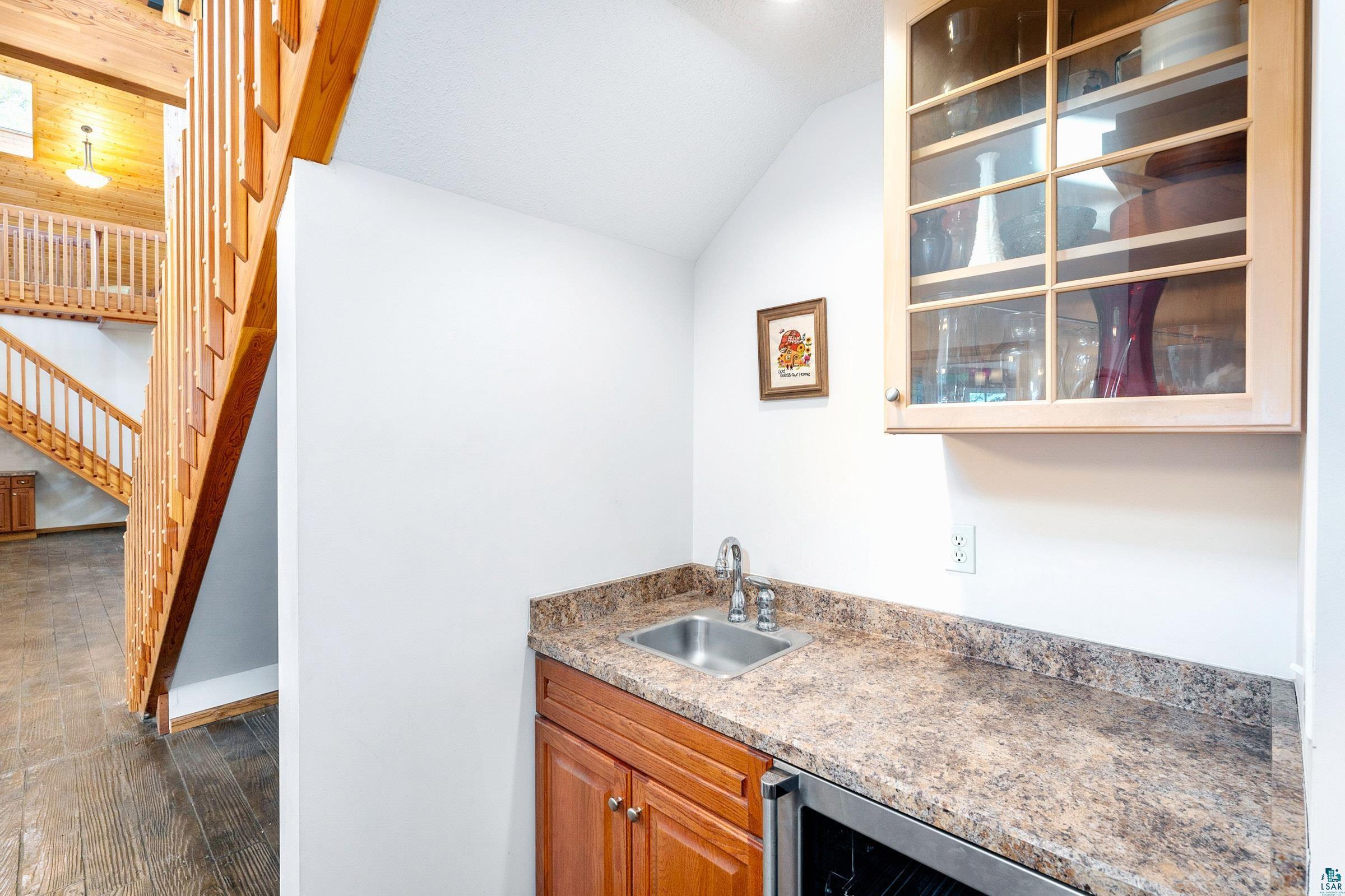 6431 Ellison Road Saginaw, MN 55779 - Photo 14 of 50 Wet Bar with Wine Fridge