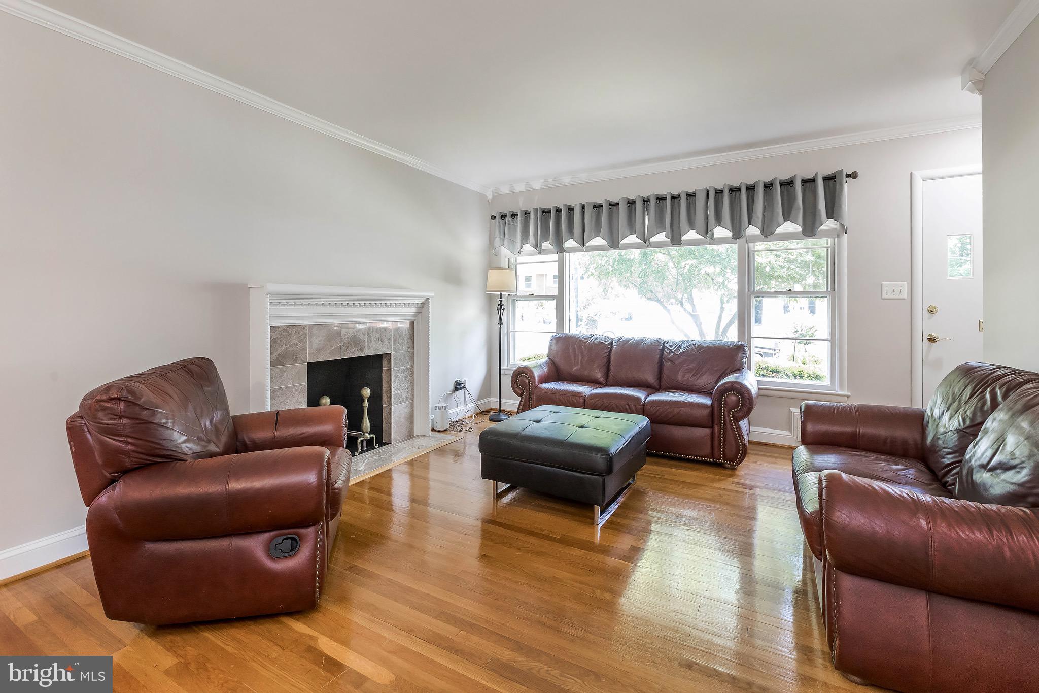 1610 Sherwood Road Silver Spring, MD 20902 - Photo 8 of 73 Fire place w/ marble surround