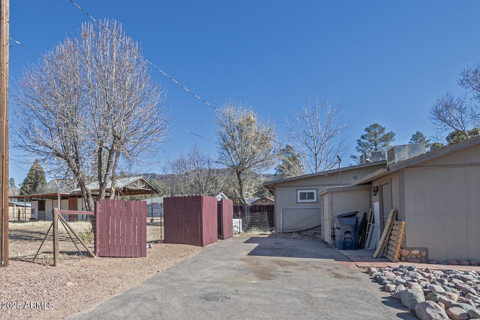 6066 S Road Pine, AZ 85544 - Photo 28 of 38 a view of a house with a snow in the yard
