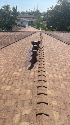 a backyard of a house