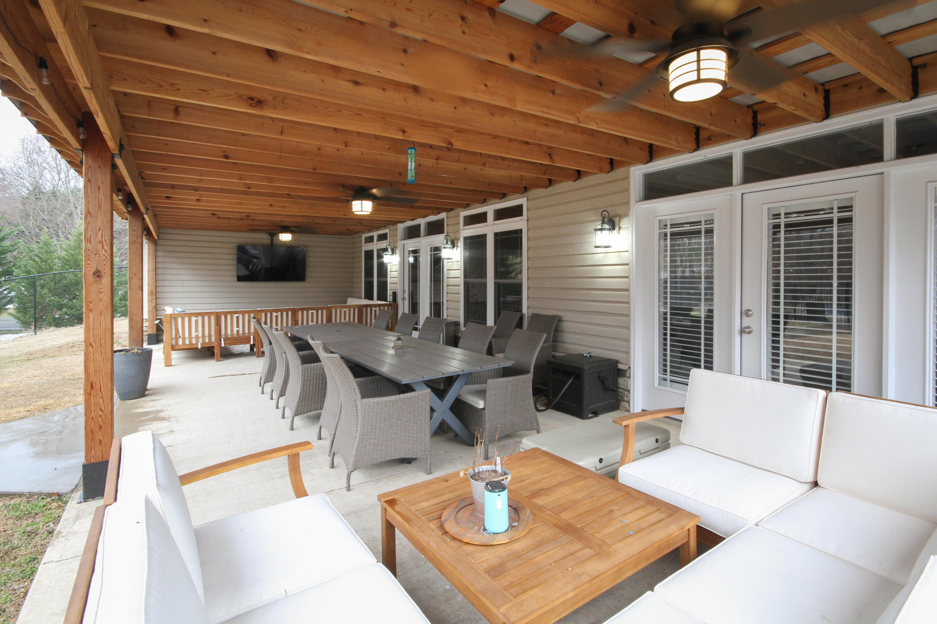 5290 Castle Rock Road Roanoke, VA 24018 - Photo 30 of 34 5290 Covered Patio, French Doors