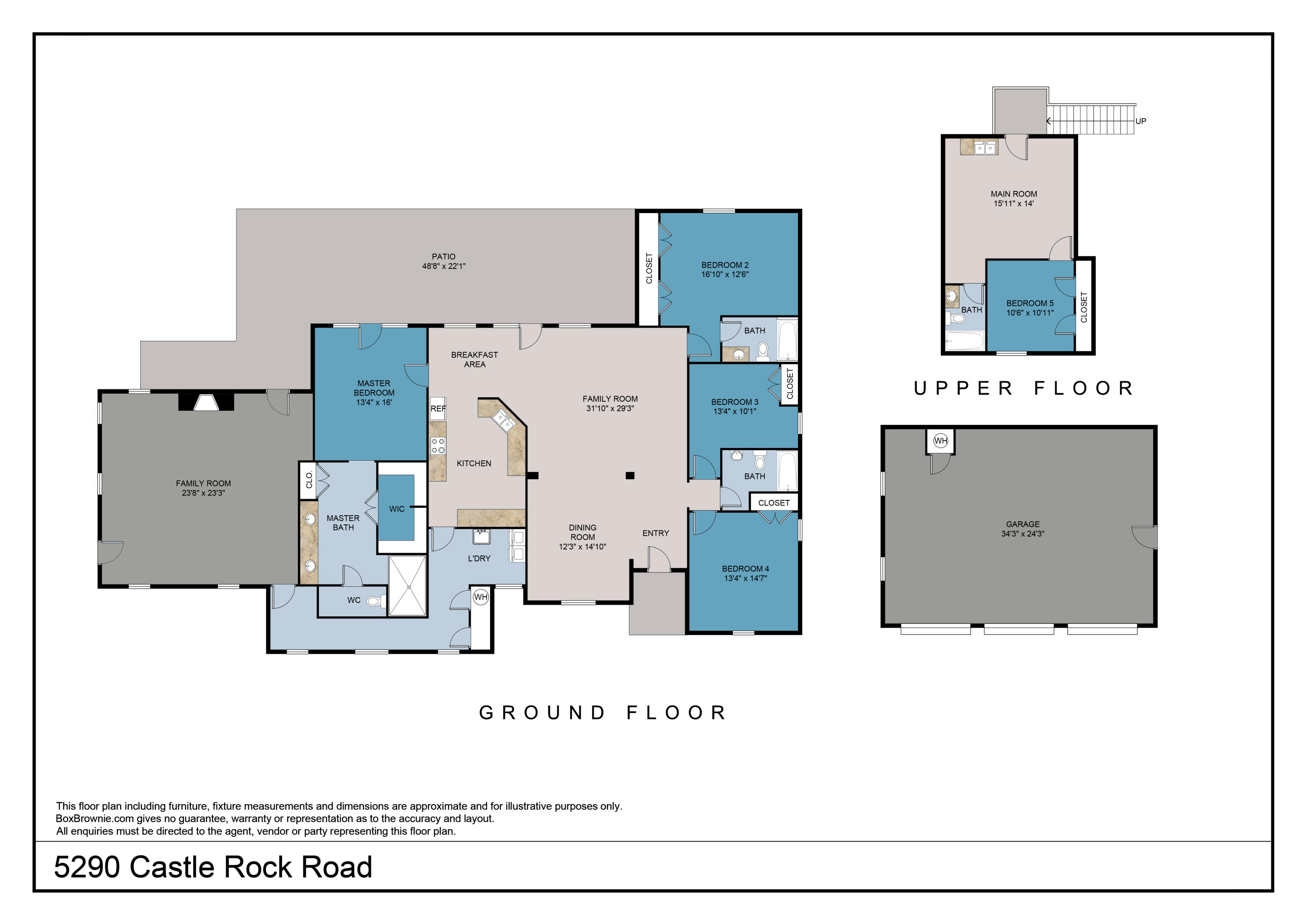 5290 Castle Rock Road Roanoke, VA 24018 - Photo 34 of 34 01282022 5290 House Floorplan