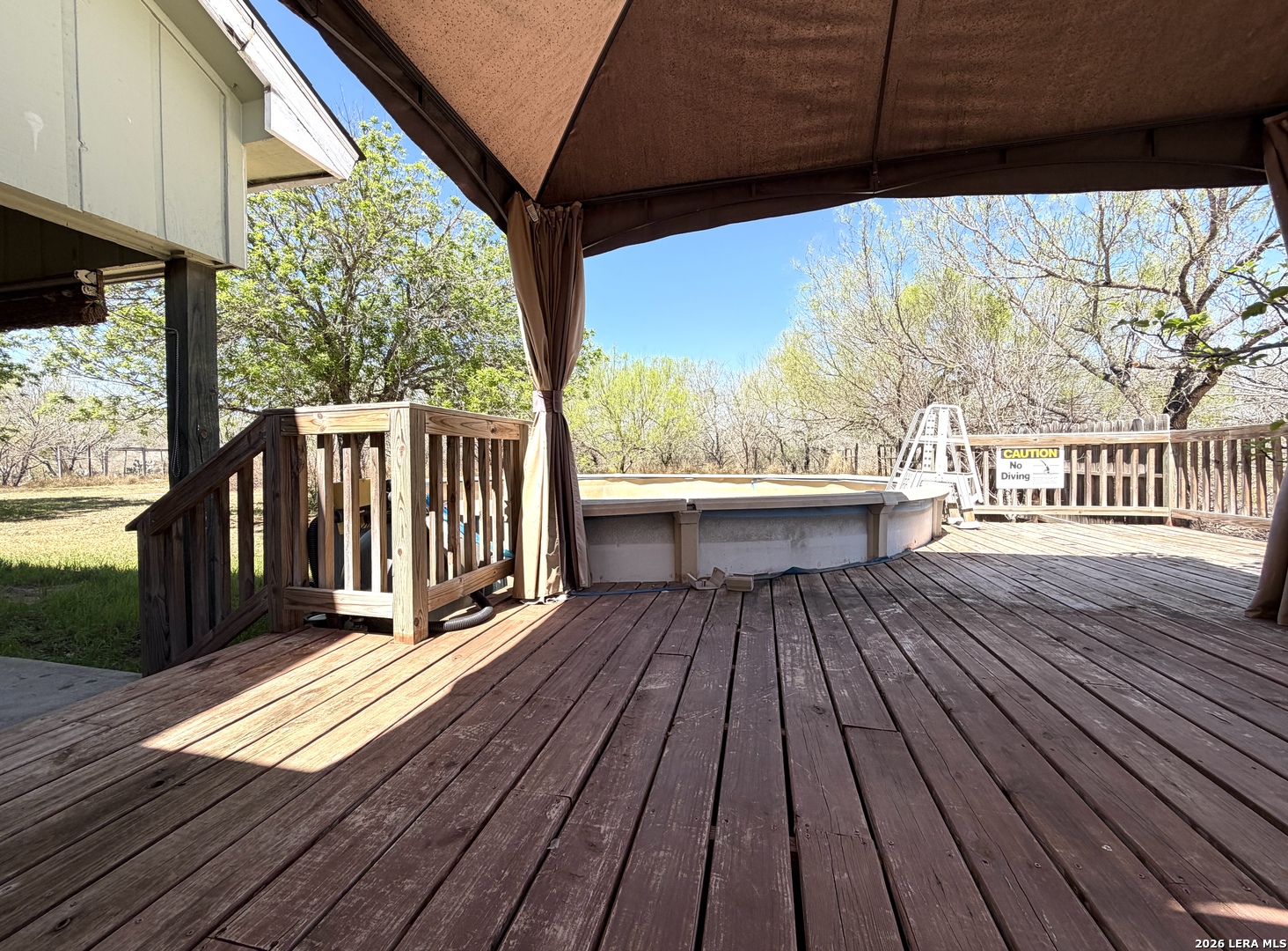10565 Briggs Road Atascosa, TX 78002 - Photo 38 of 59 a view of deck with wooden floor and outdoor space