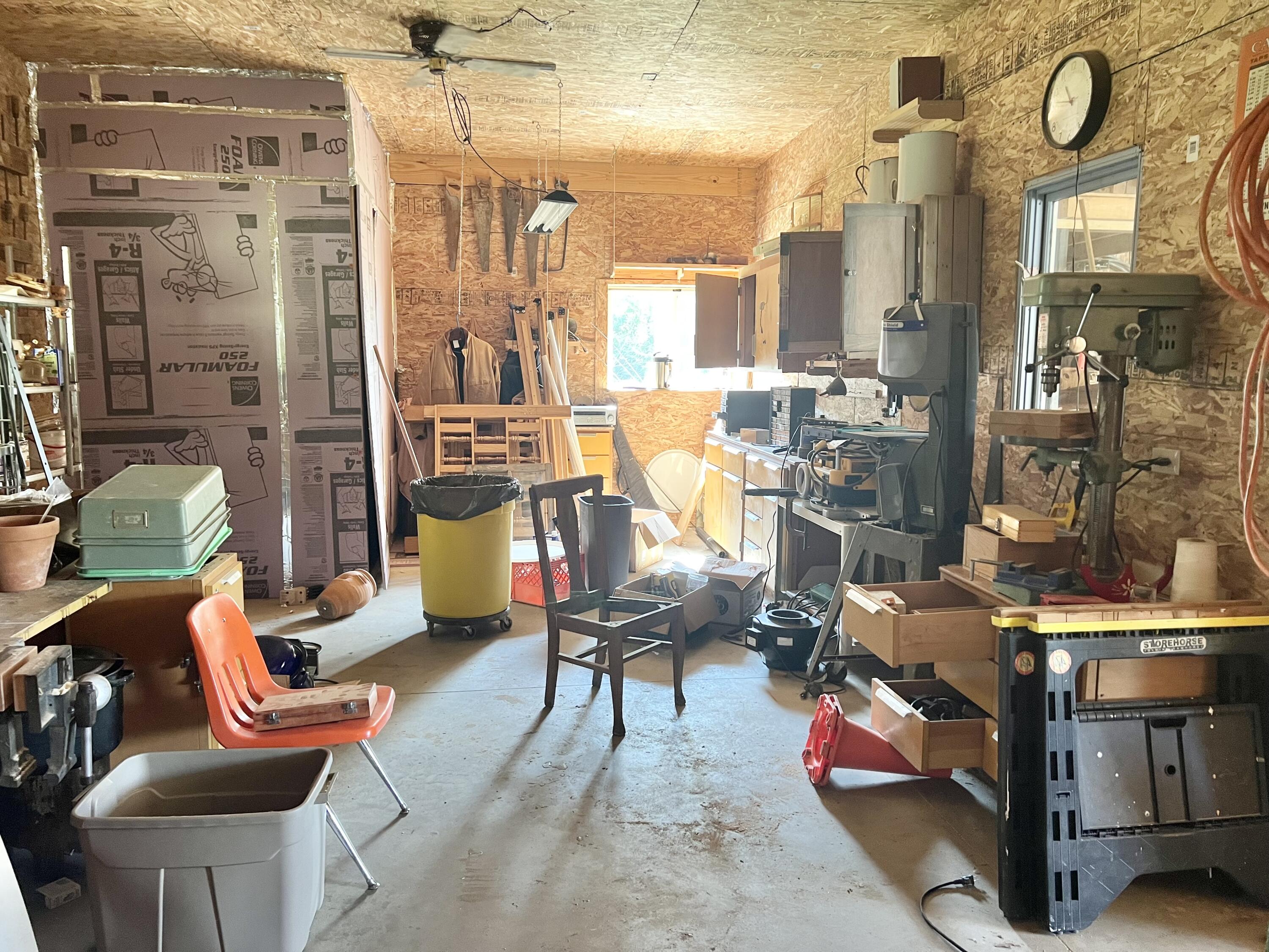 5909 Defield Road Coloma, MI 49038 - Photo 29 of 34 Inside Pole Barn Workshop