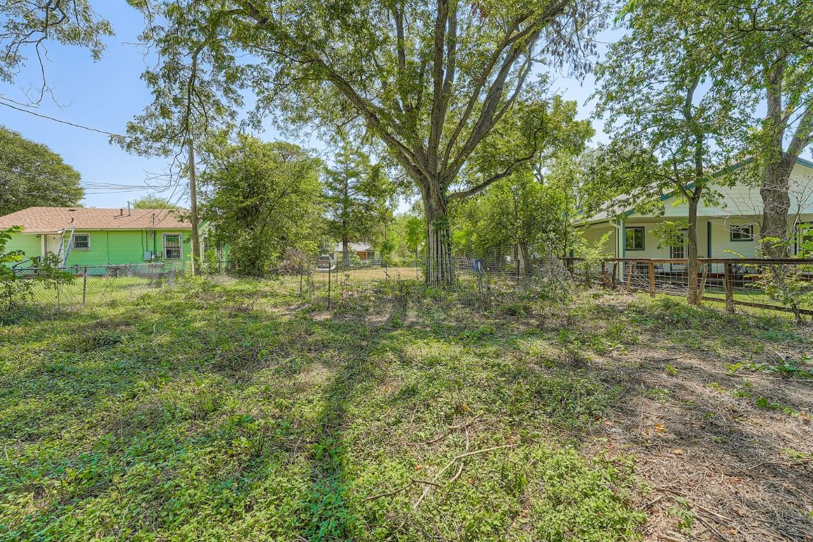 3706 Basford Road Austin, TX 78722 - Photo 8 of 12 a view of backyard with green space