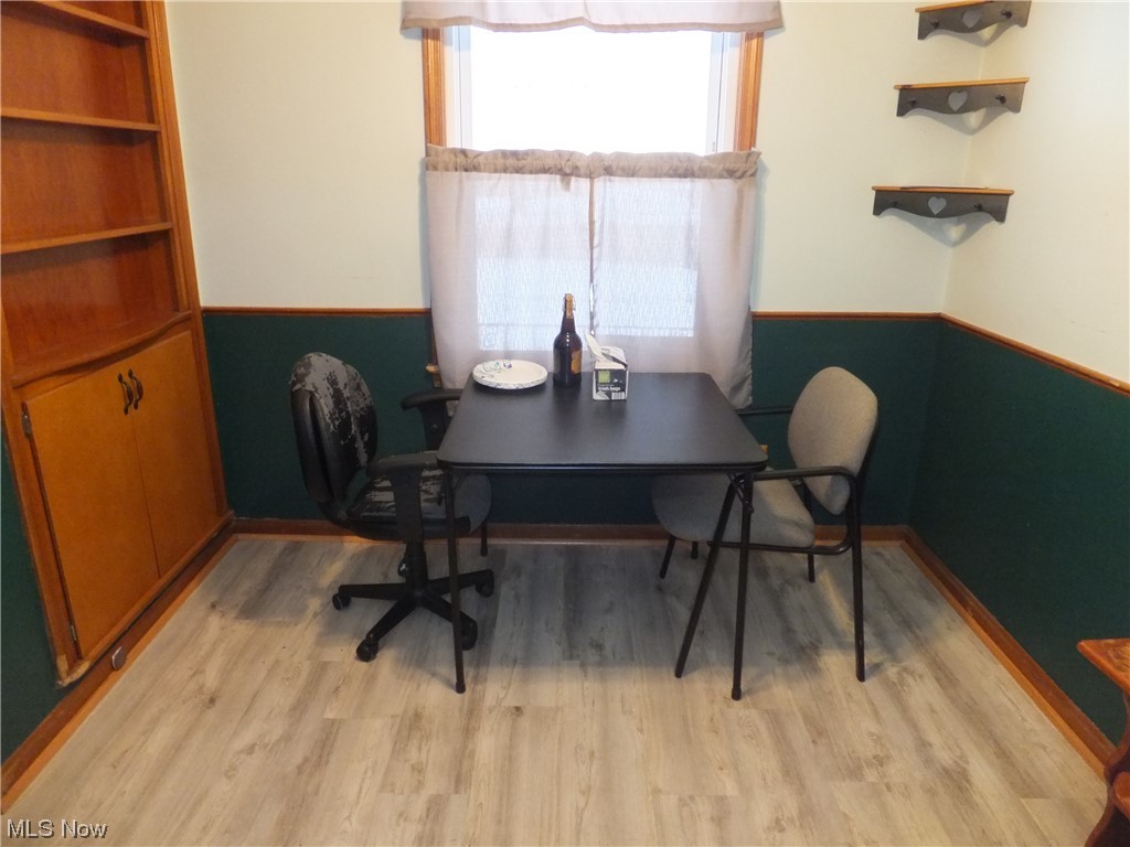 4408 Fulton Road Cleveland, OH 44144 - Photo 7 of 22 Dining area with light hardwood / wood-style flooring