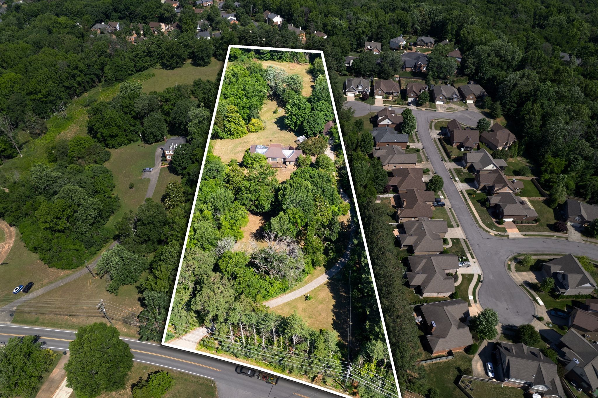 641 Old Lebanon Dirt Road Hermitage, TN 37076 - Photo 6 of 60 an aerial view of swimming pool