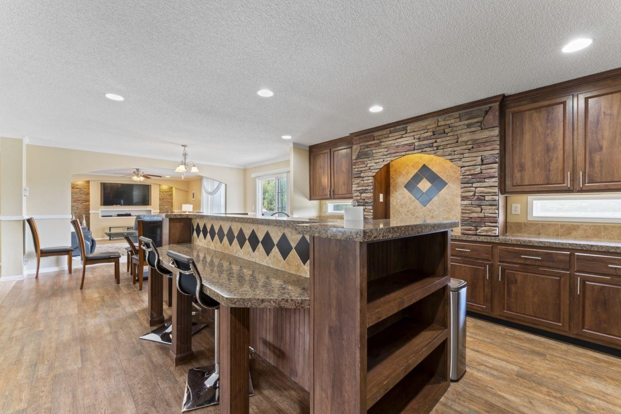 161 Mulchi Road Norlina, NC 27563 - Photo 15 of 38 a view of kitchen center island table and chairs