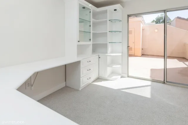 a view of an empty room