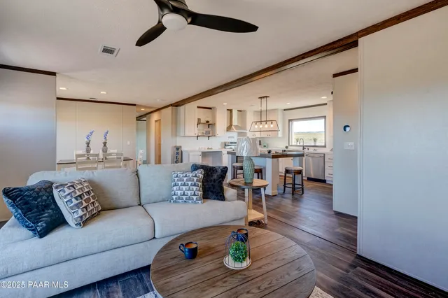 a view of an ocean and beach