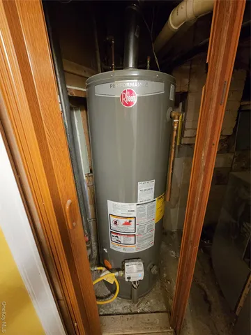 a view of water heater room