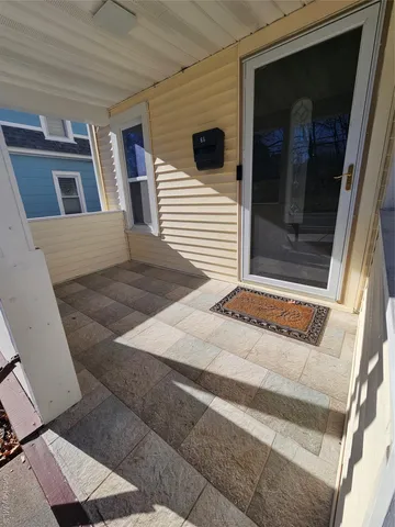 a view of front door