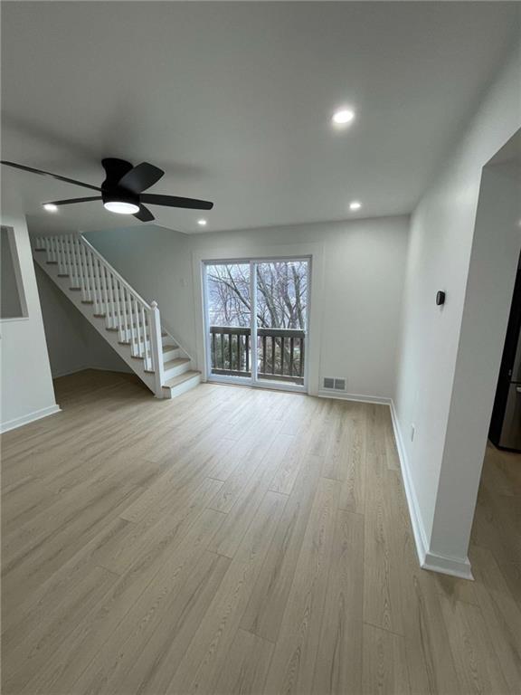 107 Shoup Street, Unit 2 Pittsburgh, PA 15209 - Photo 14 of 40 wooden floor in an empty room with a window