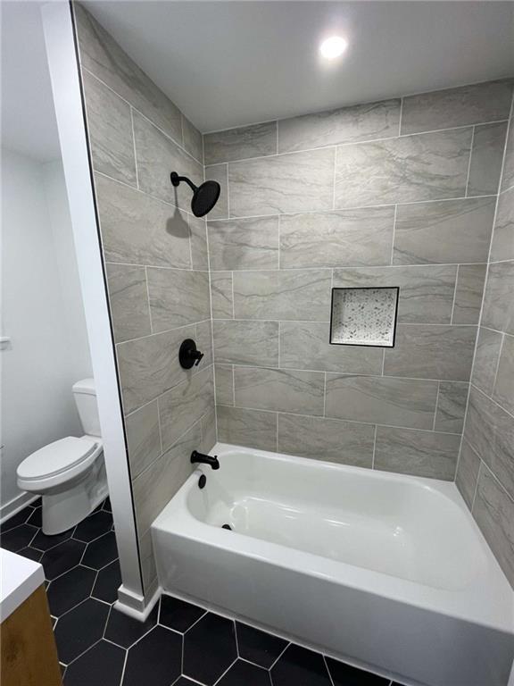 107 Shoup Street, Unit 2 Pittsburgh, PA 15209 - Photo 15 of 40 a bathroom with a sink and a toilet
