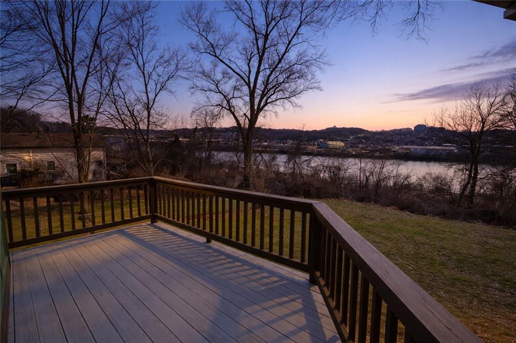 107 Shoup Street, Unit 2 Pittsburgh, PA 15209 - Photo 3 of 40 a view of wooden deck with a lake