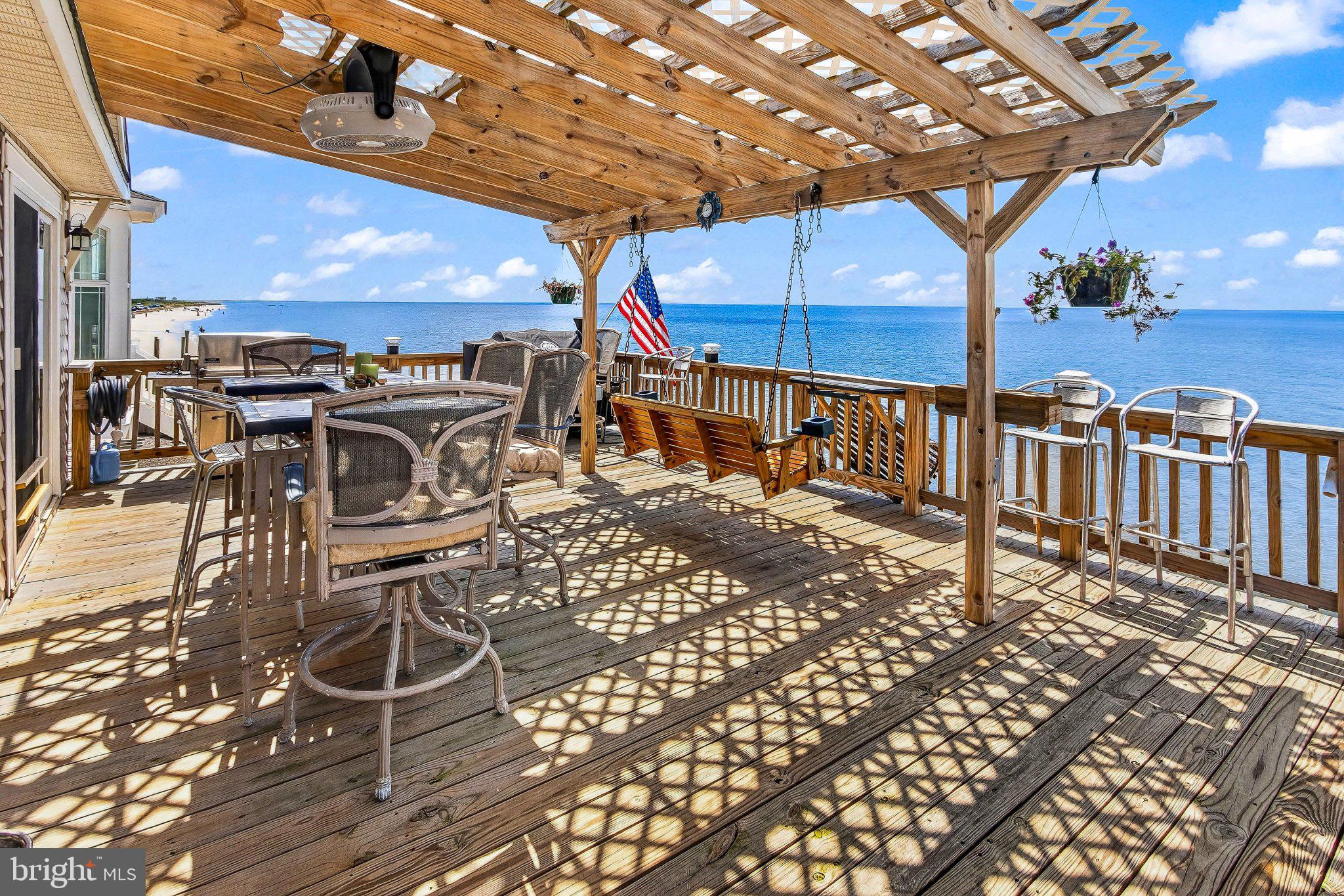 314 New Jersey Avenue Fortescue, NJ 08321 - Photo 7 of 38 Upper level deck w/ bay views