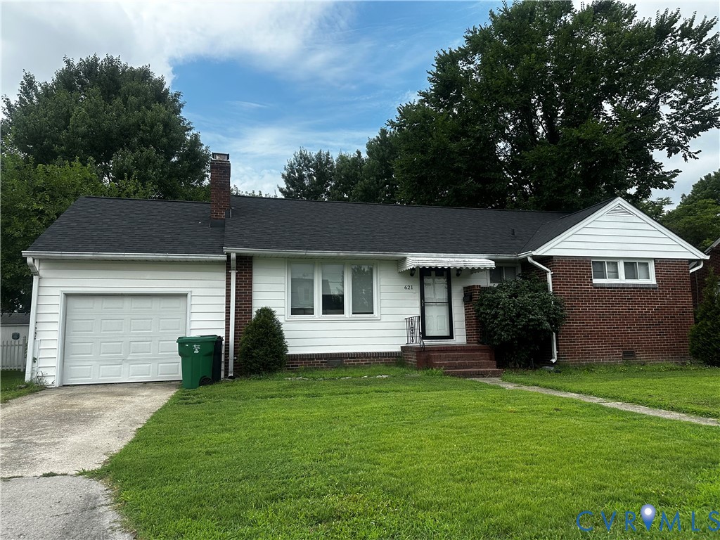 621 Fairlie Road Colonial Heights, VA 23834 - Photo 2 of 2 Single-story residence featuring white siding and