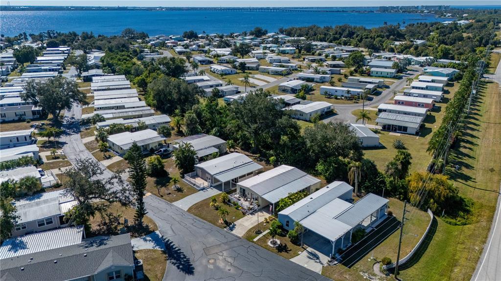 24437 Harbor View Road, Unit 114 Punta Gorda, FL 33980 - Photo 36 of 56 an aerial view of multiple house