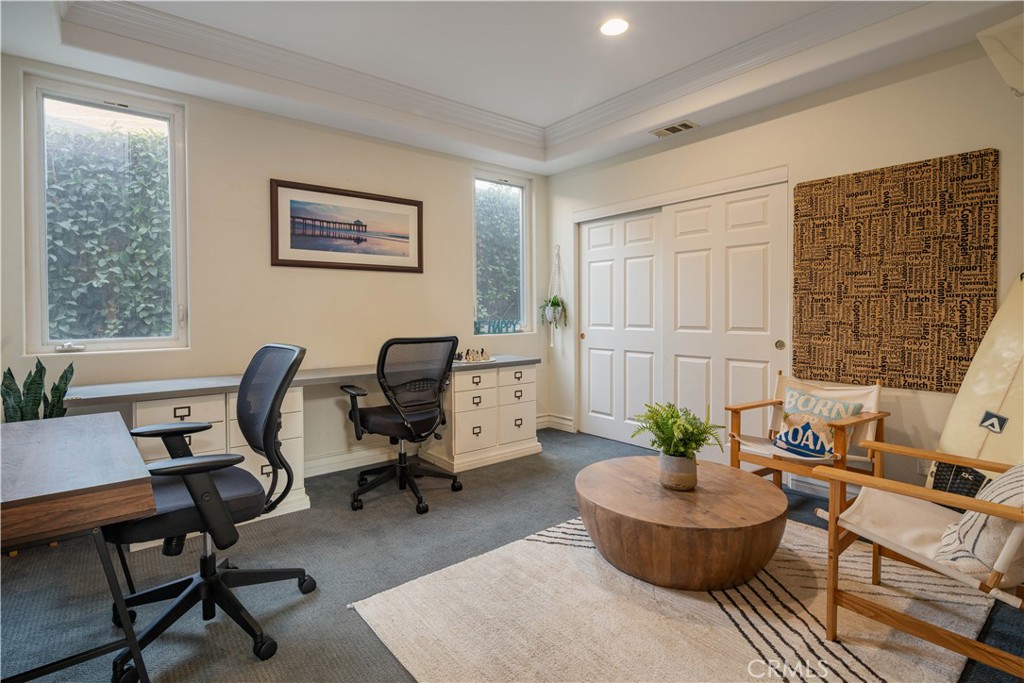 1534 3rd Street Manhattan Beach, CA 90266 - Photo 19 of 21 a living room with furniture and a potted plant