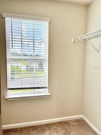 a view of a window in a room