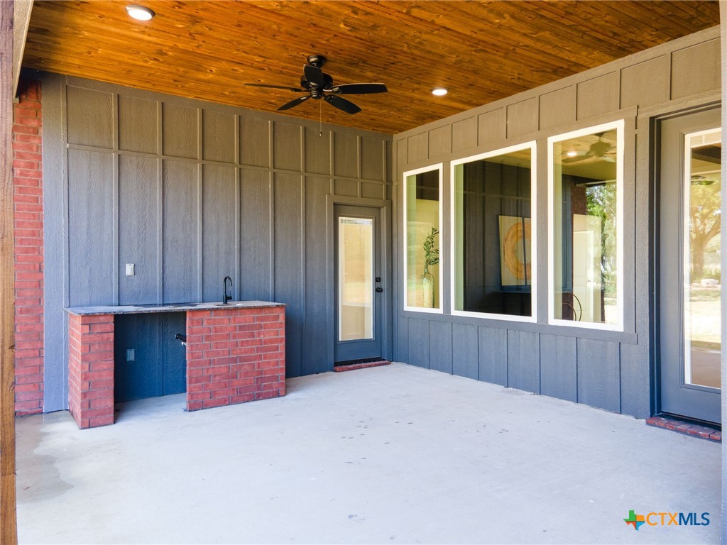 3025 Millhouse Road Copperas Cove, TX 76522 - Photo 31 of 43 a view of an entryway with wooden walls