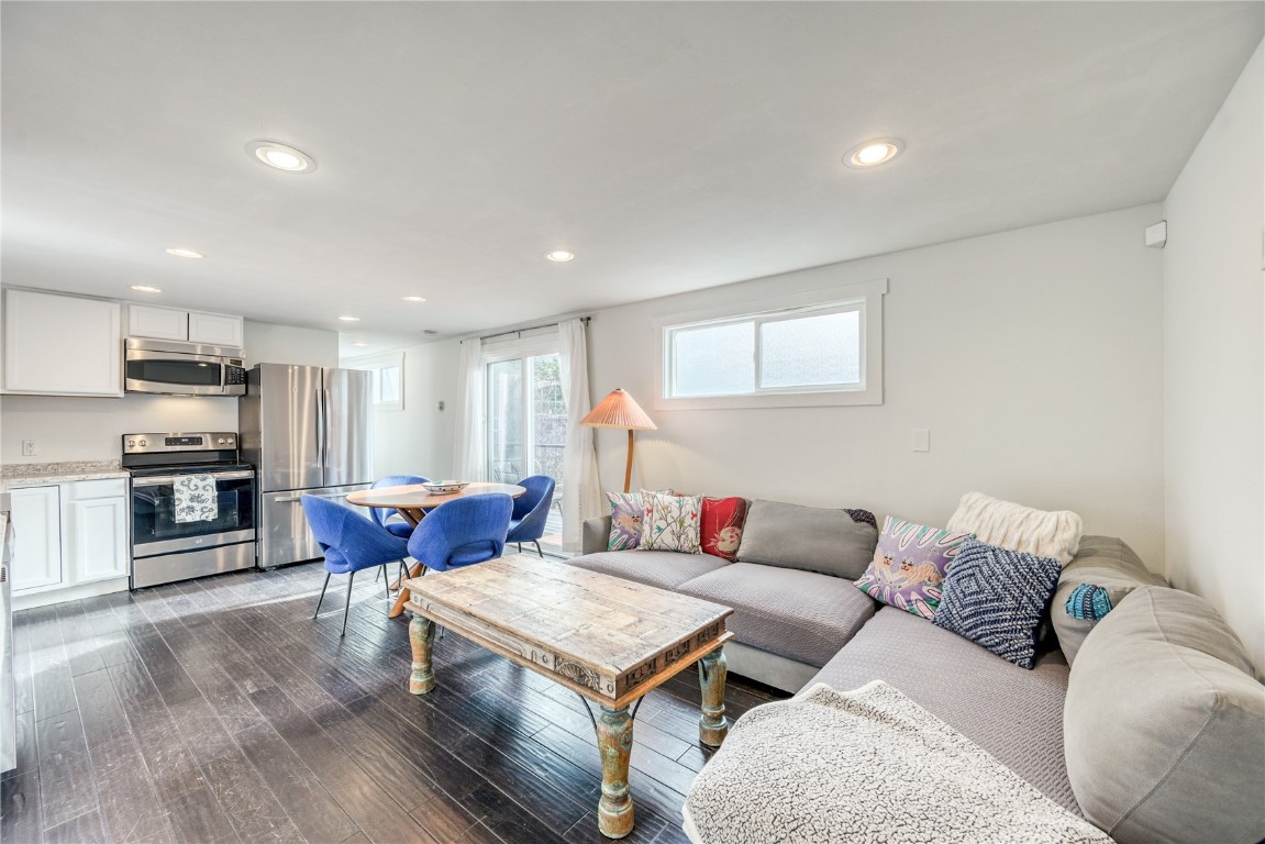 847 Airport Road, Unit 14 Breckenridge, CO 80424 - Photo 9 of 27 a living room with furniture and kitchen view