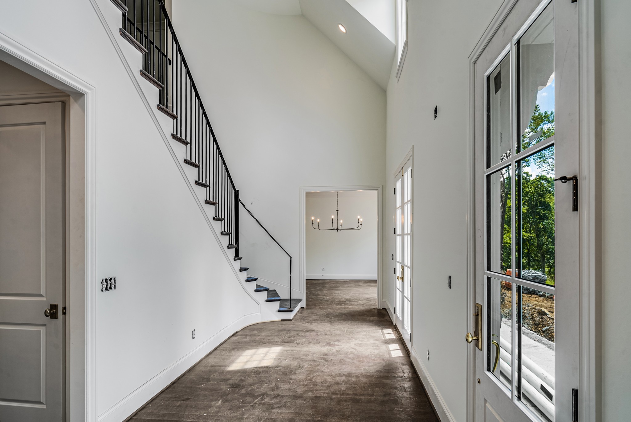 3506 Bailey Road Franklin, TN 37064 - Photo 8 of 59 a view of entryway with stairs and wooden floor