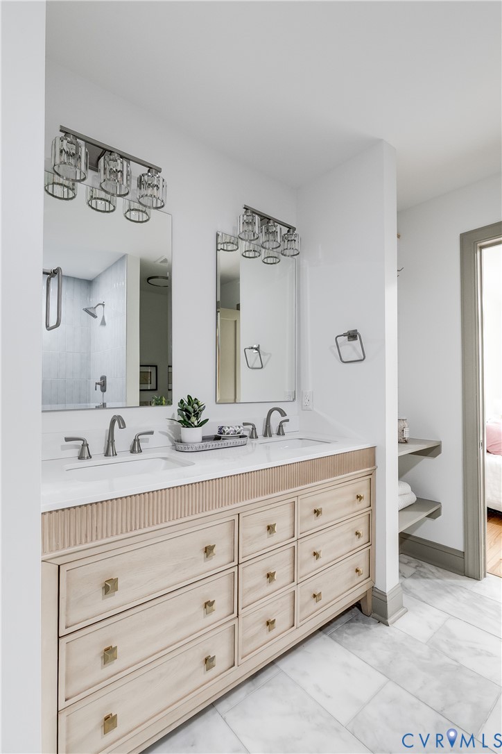 14000 Westfield Road Midlothian, VA 23113 - Photo 32 of 49 Ensuite bathroom featuring double vanity and light