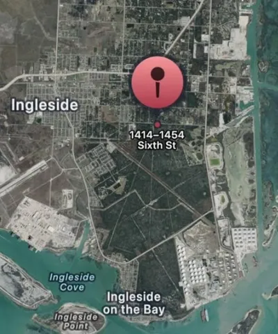 a view of a wooden door