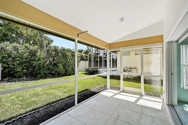 a house view with a outdoor space