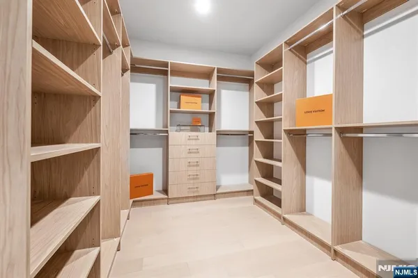 a view of closet area
