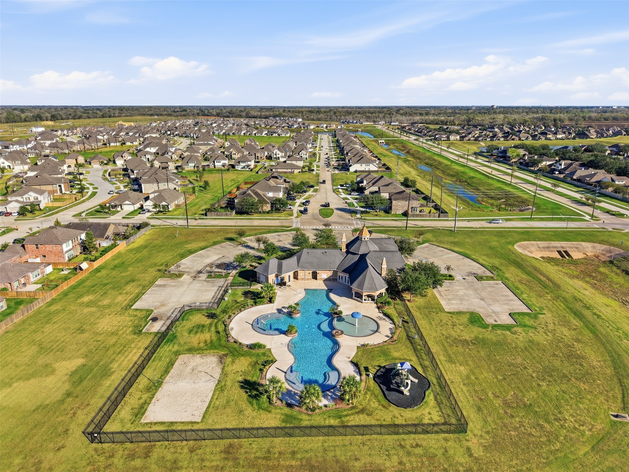 6011 Watford Bend Rosenberg, TX 77471 - Photo 47 of 48 an aerial view of residential houses with outdoor space