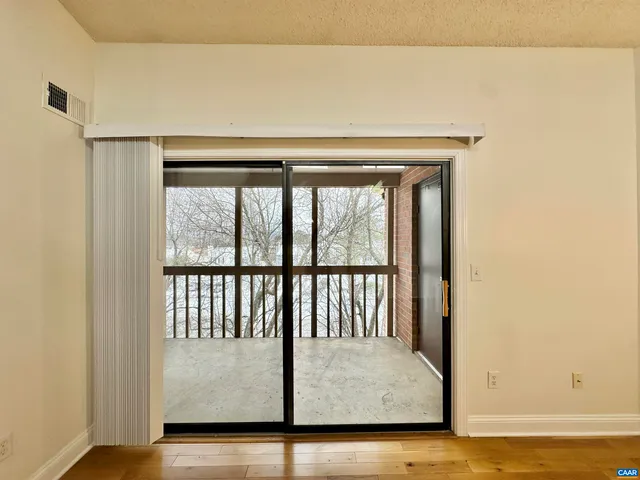 a view of front door