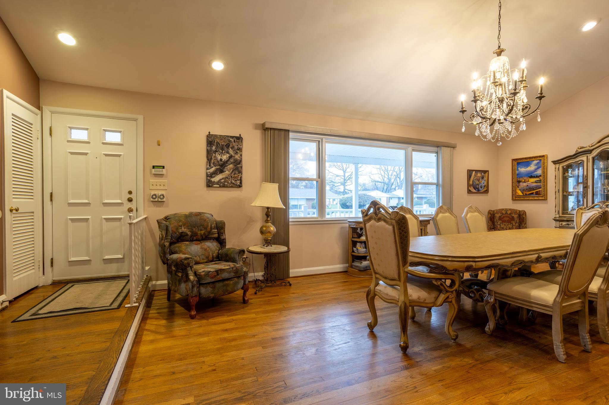 3215 Northbrook Road Baltimore, MD 21208 - Photo 6 of 48 a view of a dining room with furniture window and wooden floor