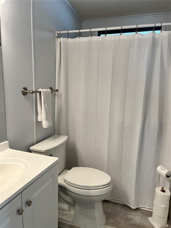 6803 Mt Pleasant Road Northeast, Unit 33 St. Petersburg, FL 33702 - Photo 14 of 28 a bathroom with a toilet a sink and curtain