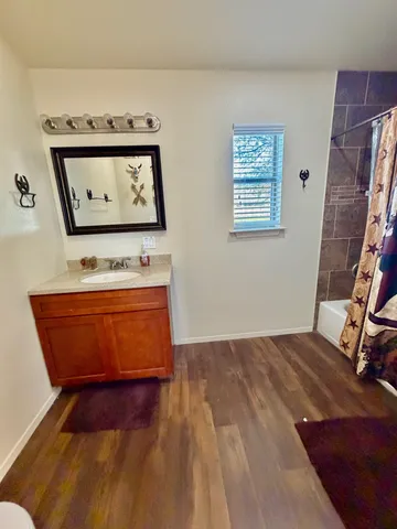 a room with storage and utility