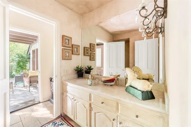 aerial view of a house