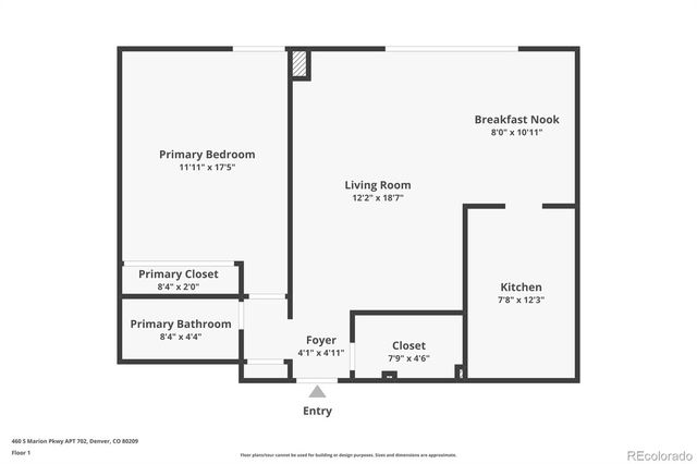 $311,000 | 460 South Marion Parkway, Unit 702, Denver, CO 80209
