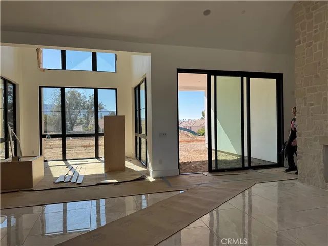 a view of front door